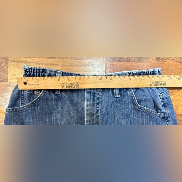 Lee Pure Bareback Relaxed Fit High Rise Jeans Women’s 12 Short Tapered Denim - Picture 3 of 6